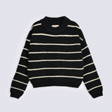 GIRLS BOXY STRIPERED SWEATERS
