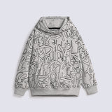 BOYS PRINTED HOODED TOP