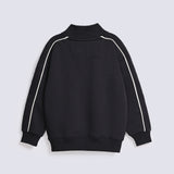 BOYS MOCK NECK HALF ZIPPER SWEAT SHIRT