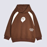 BOYS CONTRAST PANEL HOODED TOP
