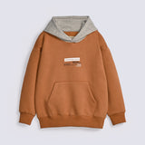 BOYS CONTRAST HOODED TOP