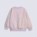 GIRLS DROP SHOULDER PRINTED SWEATSHIRT