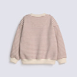 GIRLS STRIPED SWEATSHIRT WITH CHERRIES
