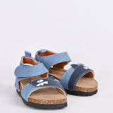 BOYS DENIM SHARK SANDALS