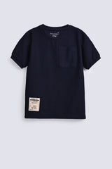 BOYS DROP SHOULDER SPECIAL KNIT TEE