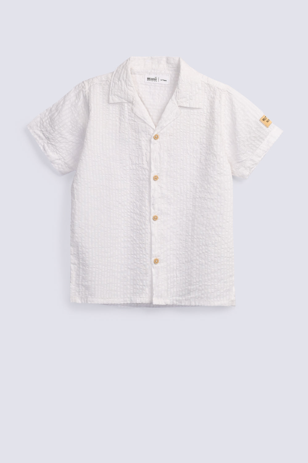 BOYS RESORT COLLAR SHIRT