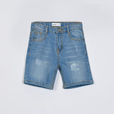 BOYS RIPPED DENIM SHORTS