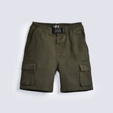 BOYS BUCKLED CARGO SHORTS