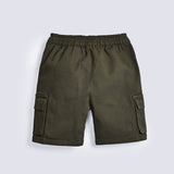 BOYS BUCKLED CARGO SHORTS