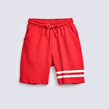 BOYS STRIPER PRINT KNIT SHORTS