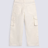 GIRLS CARGO LOOSE TROUSERS