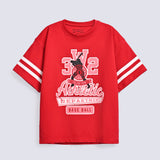 BOYS BOXY FIT ATHLETIC PRINT TEE