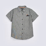 BOYS STRIPER PRINT SHIRT