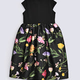 GIRLS FLORAL FANCY DRESS