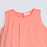 GIRLS PLEATED BUBBLE DRESS