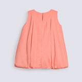 GIRLS PLEATED BUBBLE DRESS