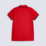 BOYS MICKEY PRINT POLO