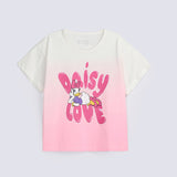 GIRLS DAISY DROP SHOULDER T SHIRT