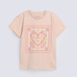 GIRLS DROP SHOULDER PRINTED T SHIRT