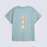 GIRLS BOXY FIT PRINTED T SHIRT