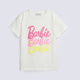 GIRLS DROP SHOULDER BARBIE T SHIRT