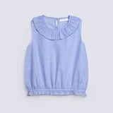 GIRLS ELASTICATED BUBBLE TOP