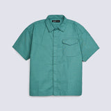 BOYS DROP SHOULDER CHECKERED SHIRT
