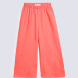 GIRLS TEXTURED LOOSE TROUSERS