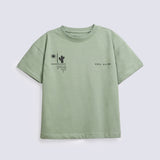 BOYS DROP SHOULDER PRINTED TEE