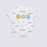 GIRLS SMILE PRINTED T SHIRT
