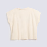 GIRLS APPILQUE FLOWER T SHIRT