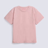 GIRLS DROP SHOULDER DIAMANTE T SHIRT