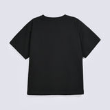 GIRLS BOXY FIT BOW DETAIL T SHIRT