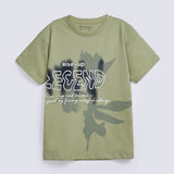 BOYS DROP SHOULDER PRINTED TEE