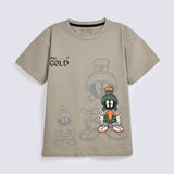 BOYS DROP SHOULDER PRINTED TEE