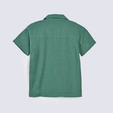 BOYS DROP SHOULDER TEXTURED SHIRT