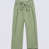 GIRLS SPECIAL KNIT TROUSER WITH BELT