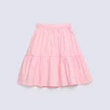 GIRLS PANELED WOVEN SKIRT