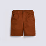 BOYS PLEATED TWILL SHORTS