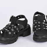 GIRLS STUDDED BUCKLE SANDAL