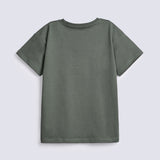 GIRLS DROP SHOULDER FLOWER T SHIRT