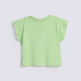 GIRLS BOXY FIT EMBELLISHED T-SHIRT