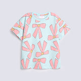 GIRLS DROP SHOULDER PRINTED T SHIRT