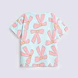 GIRLS DROP SHOULDER PRINTED T SHIRT