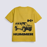 BOYS DROP SHOULDER HUMMER PRINT TEE