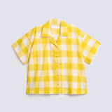GIRLS CHECKERED LOOSE SHIRT