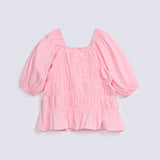 GIRLS SMOCKED TOP