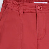 GIRLS ZIP DETAIL LOOSE CAPRI