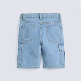 BOYS CARGO DENIM SHORTS