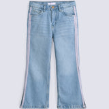 GIRLS FLARE FIT DENIM WITH SIDE TAPE